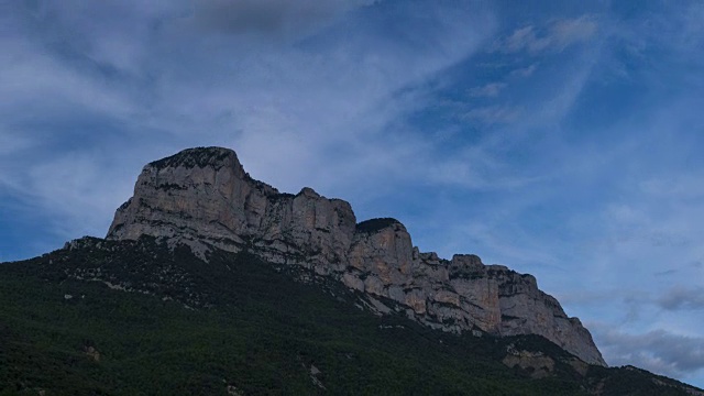 pena montanesa, Sobrarbe, Huesca, Aragon，西班牙，欧洲视频素材