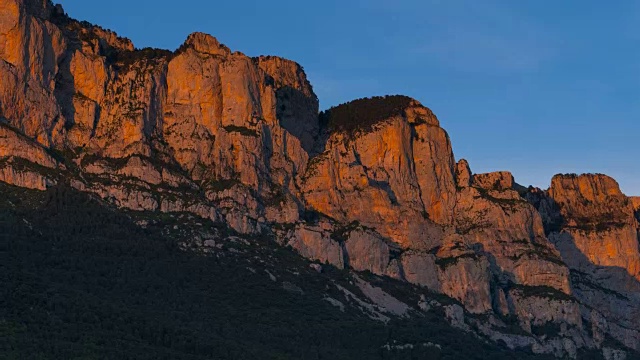 pena montanesa, Sobrarbe, Huesca, Aragon，西班牙，欧洲视频素材