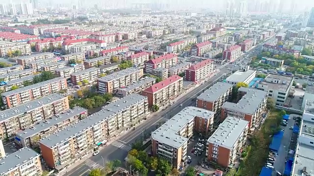 住宅建筑鸟瞰图视频素材