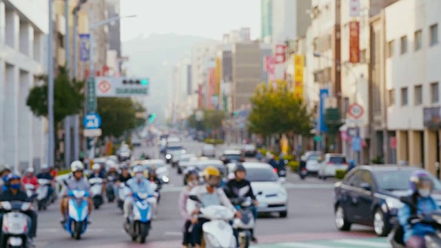 散景城市背景视频素材