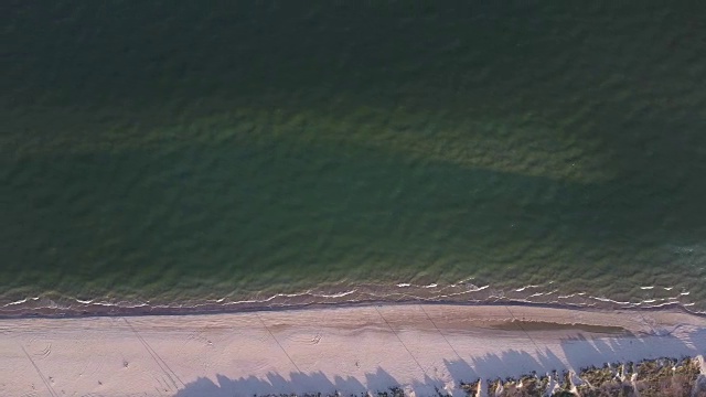 航拍美丽的大海和沙滩/黑海-乌克兰视频下载