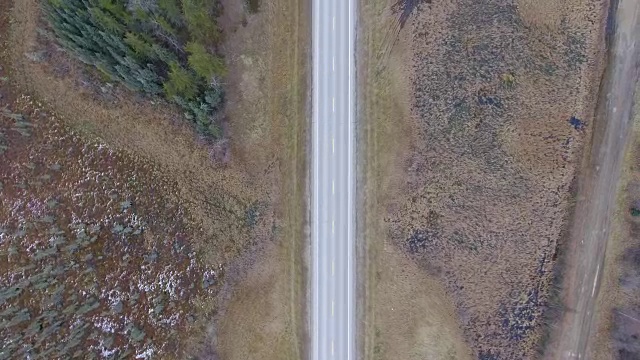 道路鸟瞰图视频素材