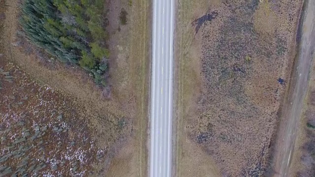 道路鸟瞰图视频素材