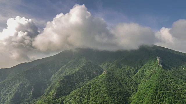 观雪山大清峰山脉云海(著名旅游景点)视频素材