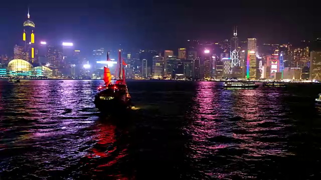 香港夜景视频素材