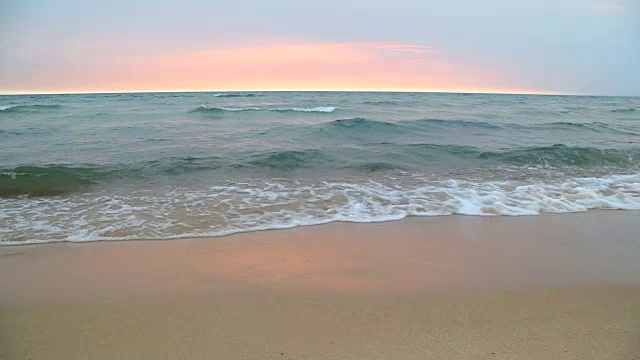 夏日海上日落视频素材