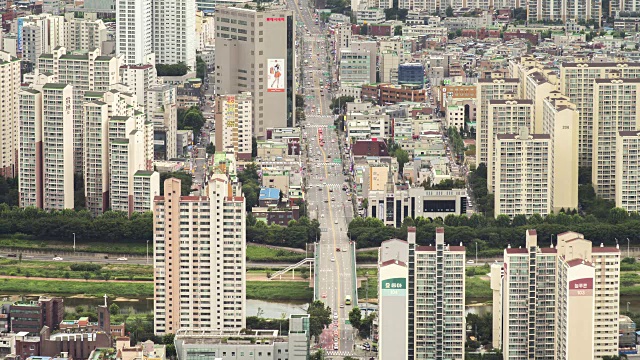 江岸东，东大门谷住宅区视频素材