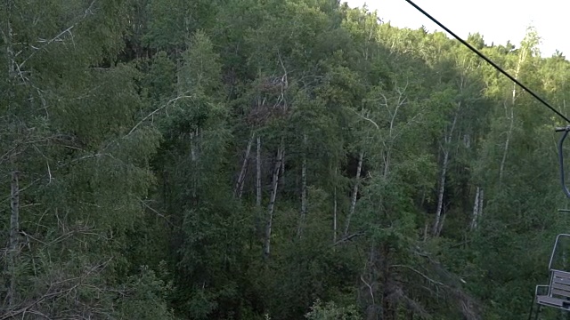 缆车通往波夫山视频素材