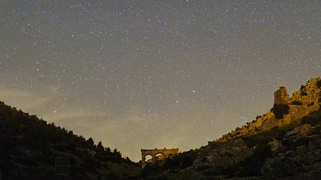 夜空时光流逝视频素材