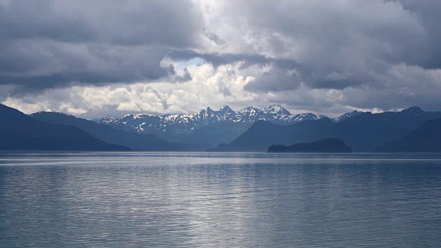 阿拉斯加沿海风景视频素材