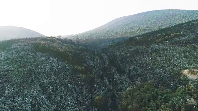 山道鸟瞰图视频素材