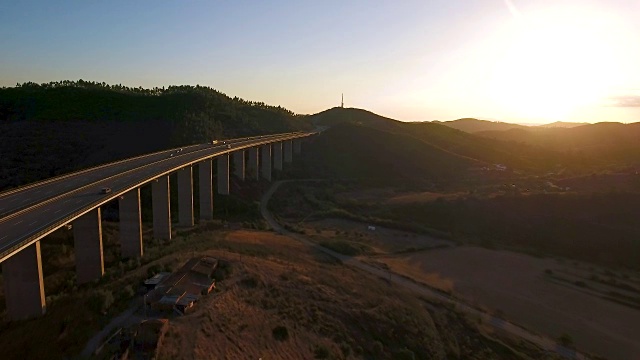 航空-马拉加，西班牙假日公路旅行视频素材