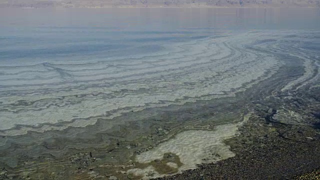 死海——地球上最低的地方，犹太沙漠以色列视频素材