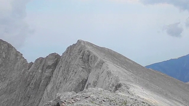 奥林匹斯的最高山峰。视频素材