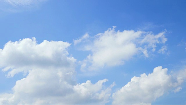 间隔拍摄云层积雨云视频素材