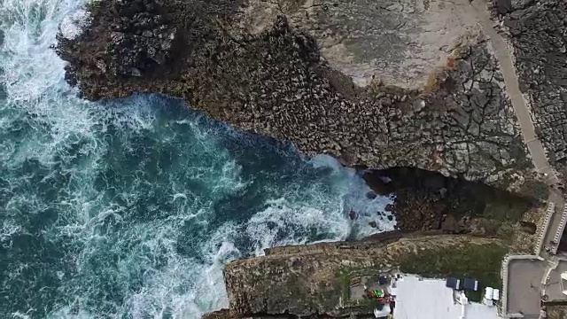 地狱之口-博卡多地狱，卡斯凯斯，葡萄牙视频素材