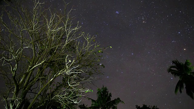 夜空视频素材