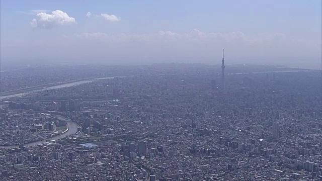 东京天际线，日本视频素材