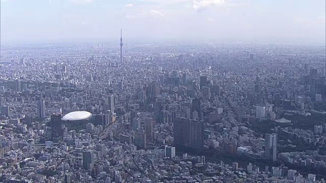 东京天际线，日本视频素材