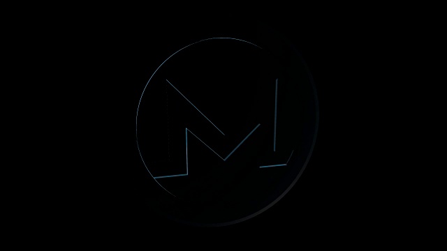 Monero-dark蓝色视频素材