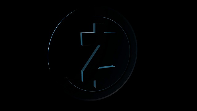 Zcash-dark蓝色视频素材