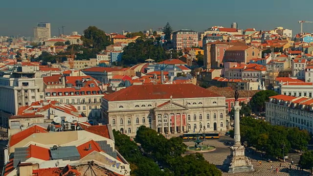 Rossio,葡萄牙里斯本视频素材