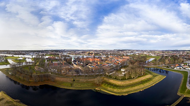 旅行Cinemagraphs - Gamlebyen在Fredrikstad市，挪威视频下载