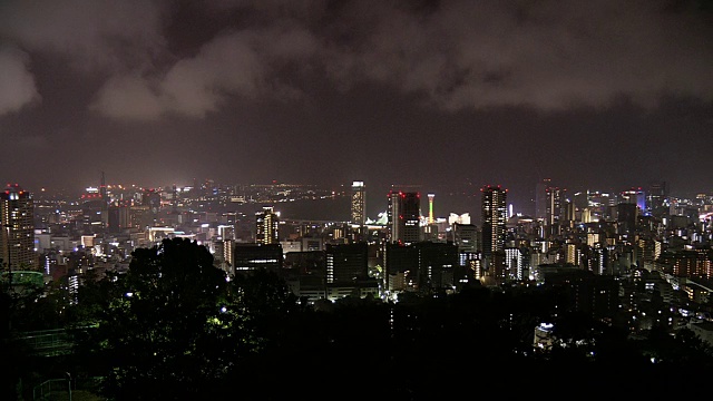 神户夜景，日本视频素材