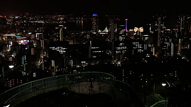 夜景神户港区，日本视频素材