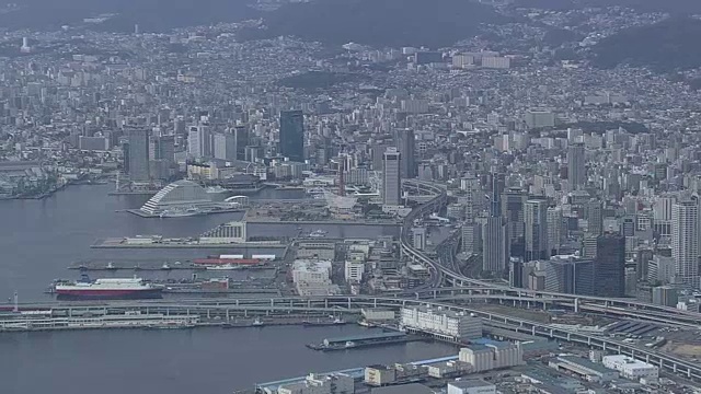 航空，神户港，兵库港，日本视频素材