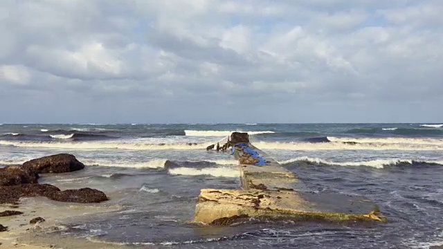 自然美丽的海视频素材