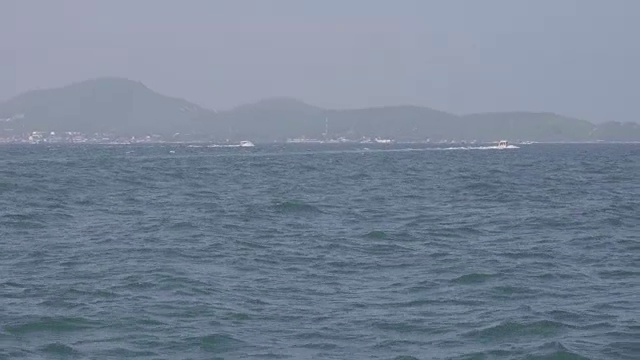 海景与蓝天建筑视频素材