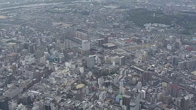 日本大分市，大分站视频素材