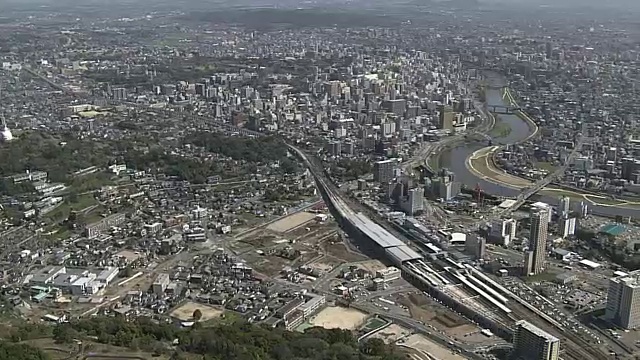 空中，熊本市，日本视频素材