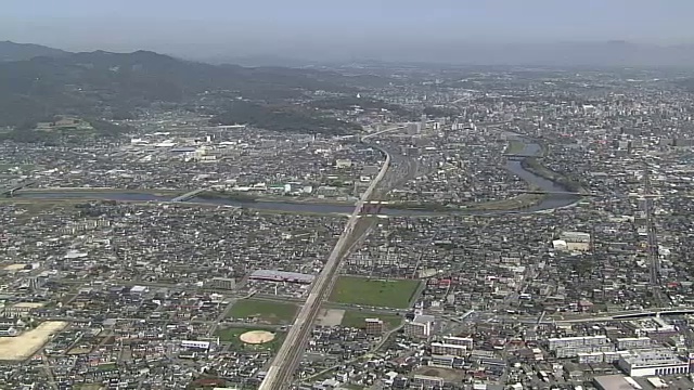 空中，熊本市，日本视频素材