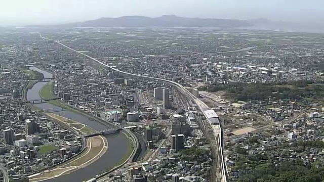 空中，熊本市，日本视频素材