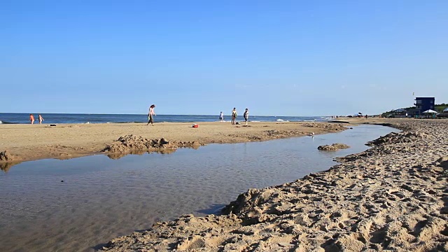 海浪和沙滩4视频素材