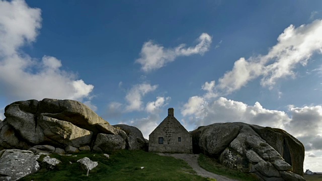 Finistere, Meneham上空的云图视频素材