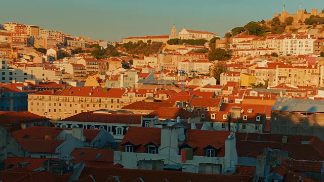 Rossio,葡萄牙里斯本视频素材