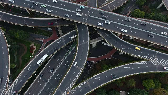 空中高速公路连接视频素材