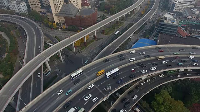 空中高速公路连接视频素材