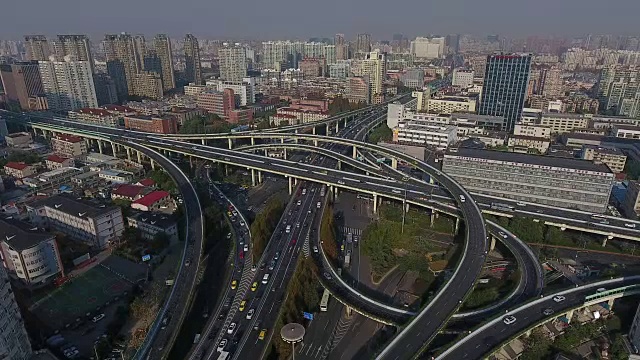 空中高速公路连接视频素材