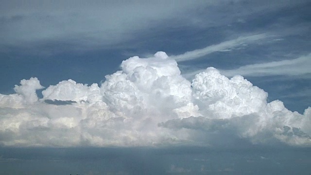 发展中雷雨,间隔拍摄视频素材