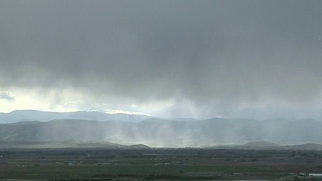 暴雨,间隔拍摄视频素材