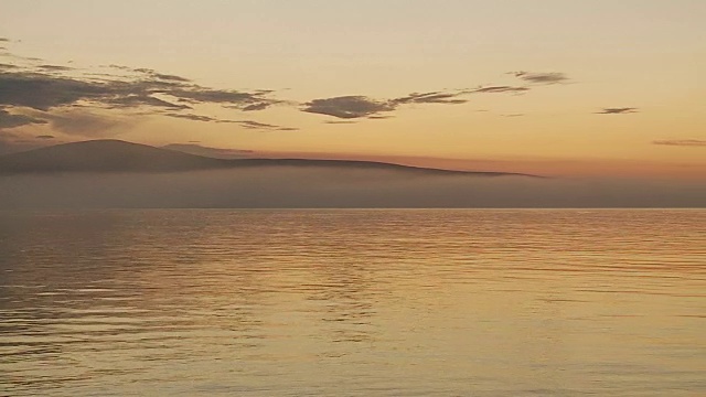 海上日落视频素材