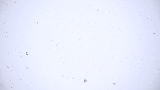 慢镜头降雪视频素材