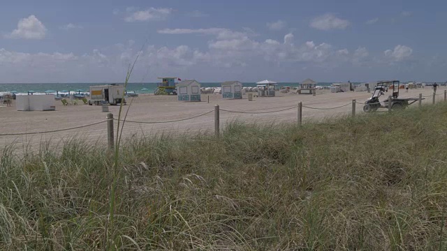 酒店海滩潘迈阿密海滩，南海滩，迈阿密，美国佛罗里达，北美视频素材