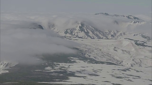 日本北海道的大悦山脉。视频素材