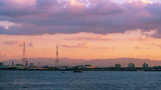 高电压极，大云上户外山水，4k。视频素材