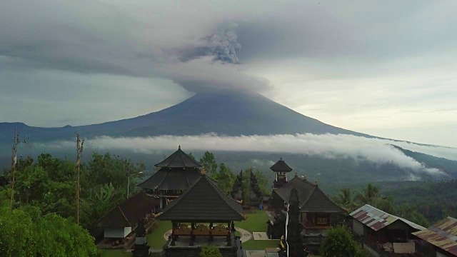 阿贡火山爆发视频素材